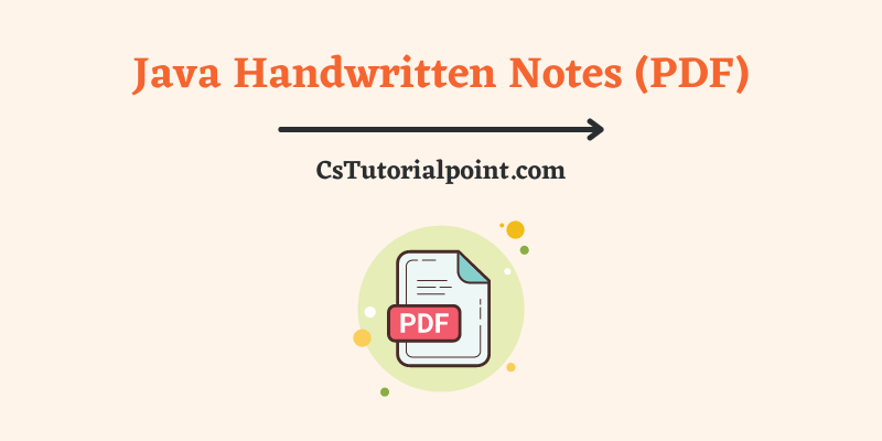 Java Notes