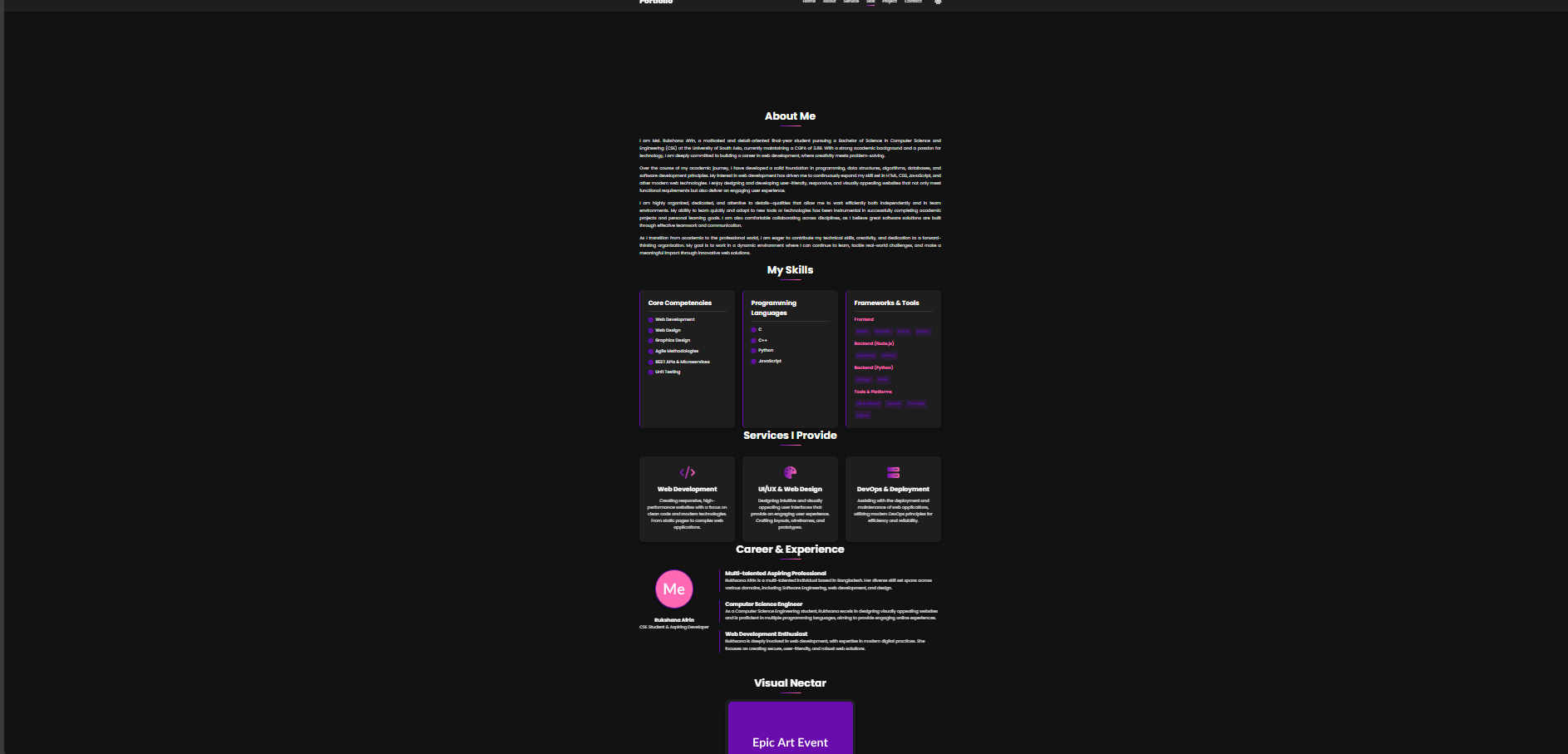 Portfolio Project